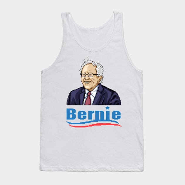 8-Bit Bernie Tank Top by Pengew